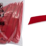 Penna naturale Scudo 4" Rosso Buck Trail