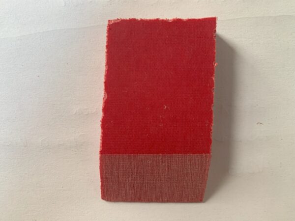 IMG_6781 Coppia placchette Micarta per puntali rosse